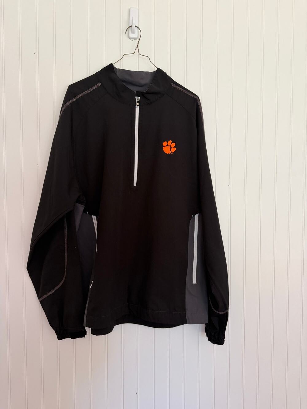 FootJoy Clemson Tigers Pullover Windbreaker Jacket Size XL